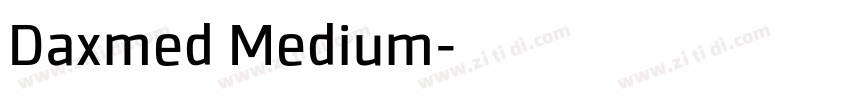 Daxmed Medium字体转换 Daxmed Medium字体转换